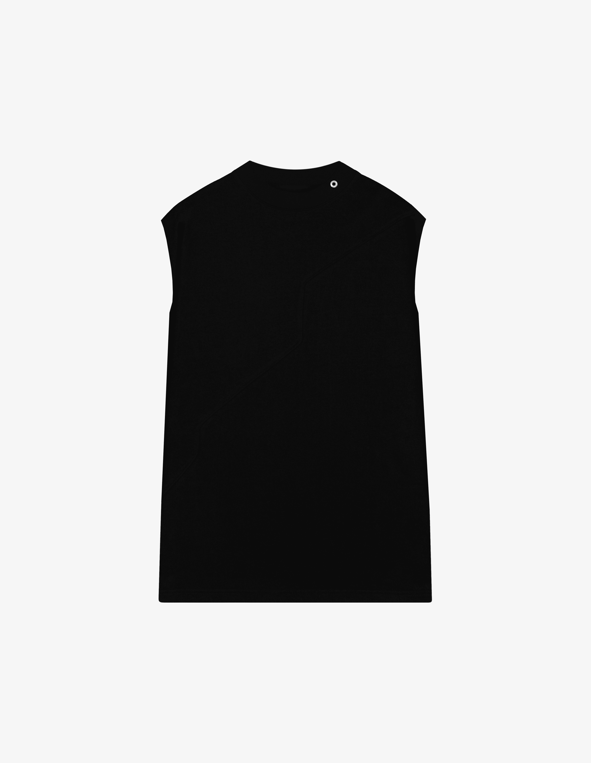 Inaugural Sleeveless T-shirt - Black - ProjektStreet®