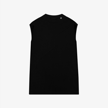 Inaugural Sleeveless T-shirt - Black