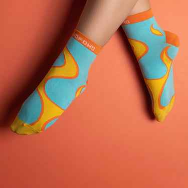 Flamin Hot Fetos- Short Crew Socks