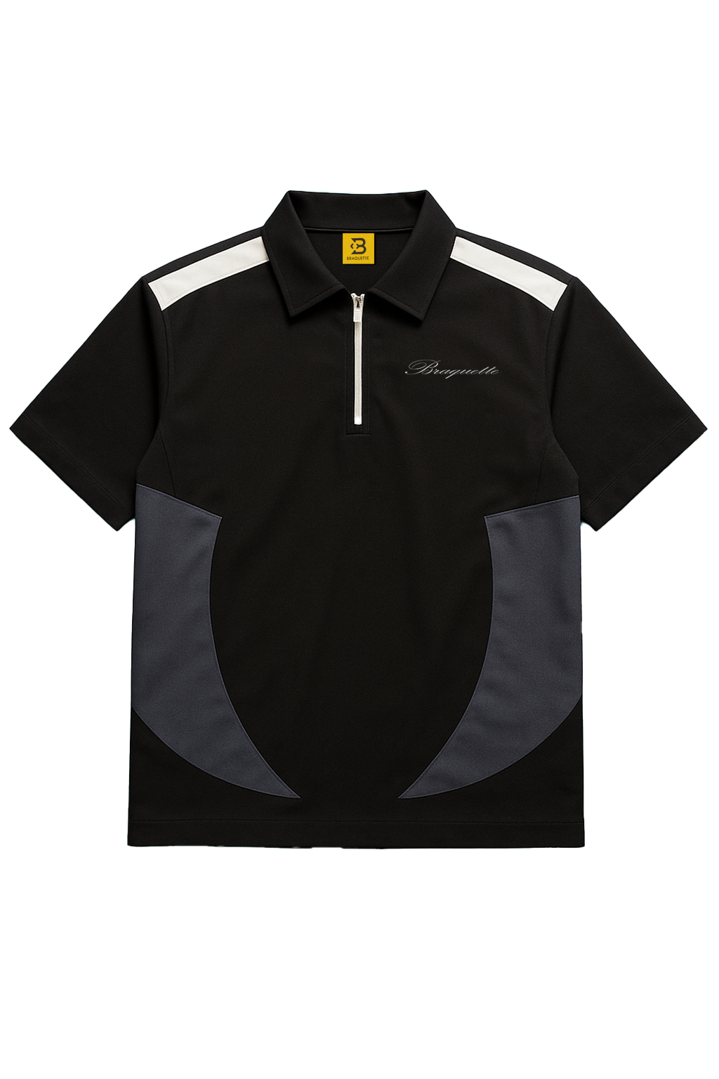 Resilient Polo Black Zip Tee