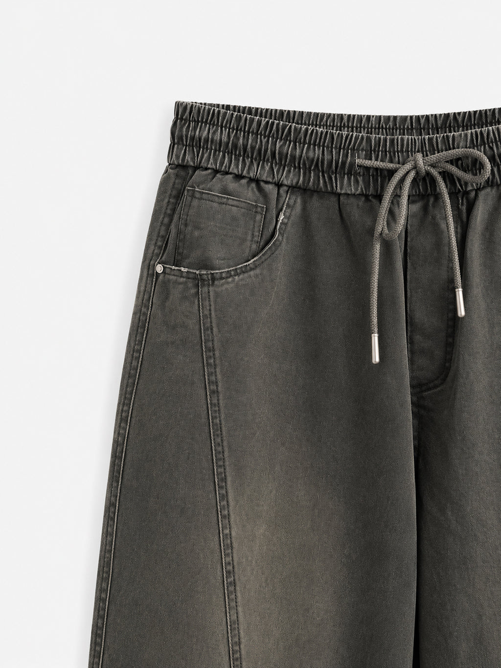 Washed Denim- Smoke Olive