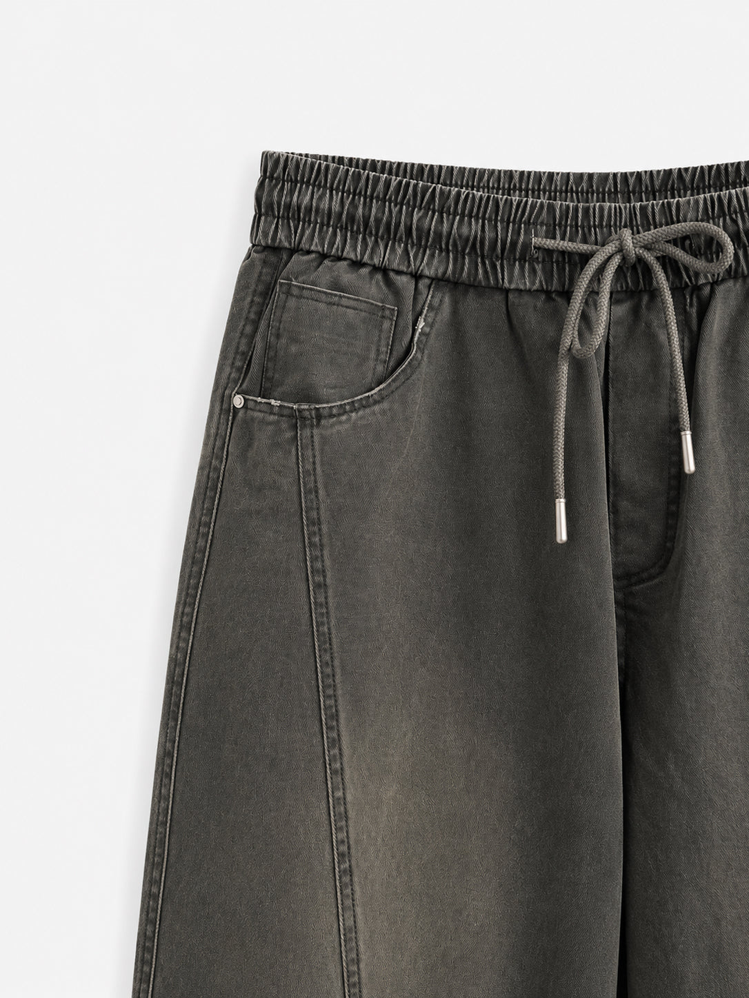 Washed Denim- Smoke Olive