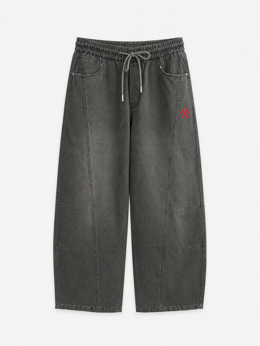 Washed Denim- Smoke Olive