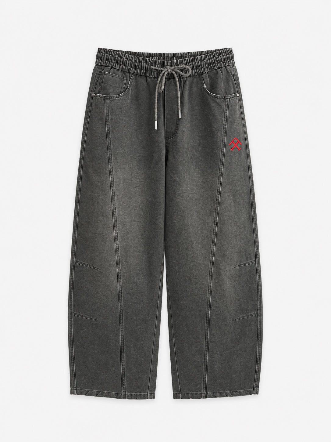 Washed Denim- Smoke Olive