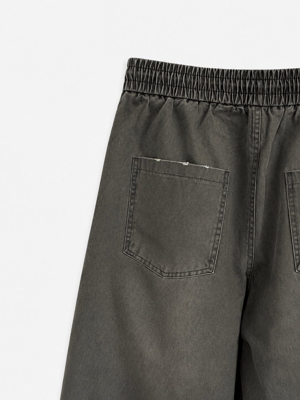 Washed Denim- Smoke Olive