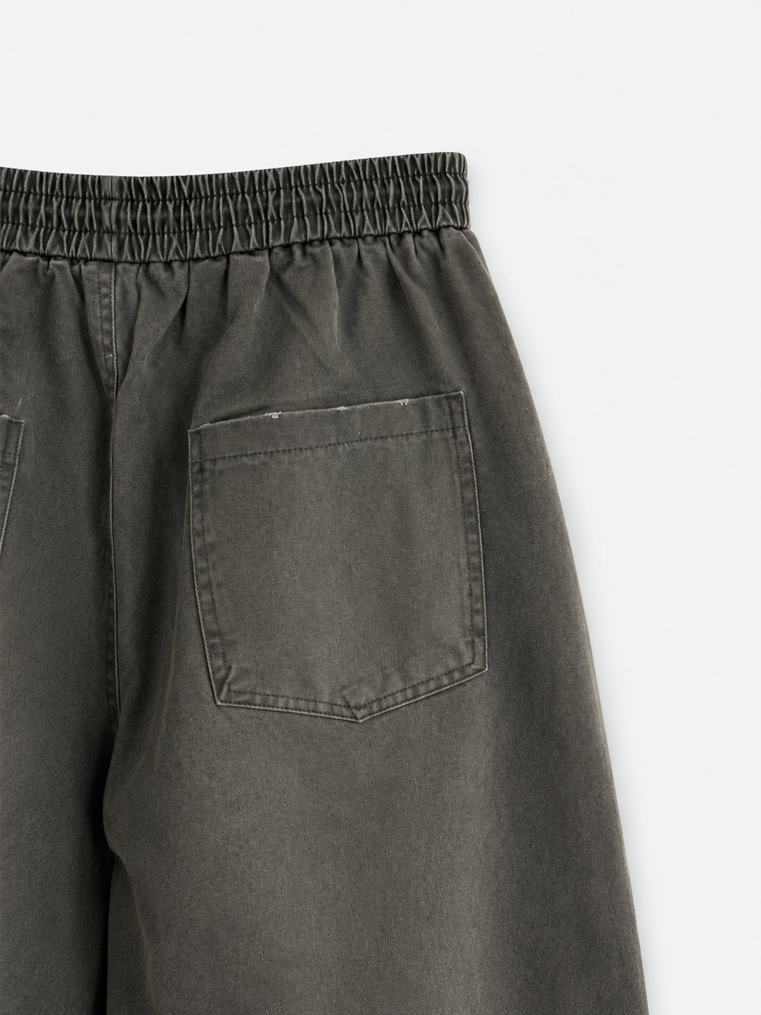 Washed Denim- Smoke Olive
