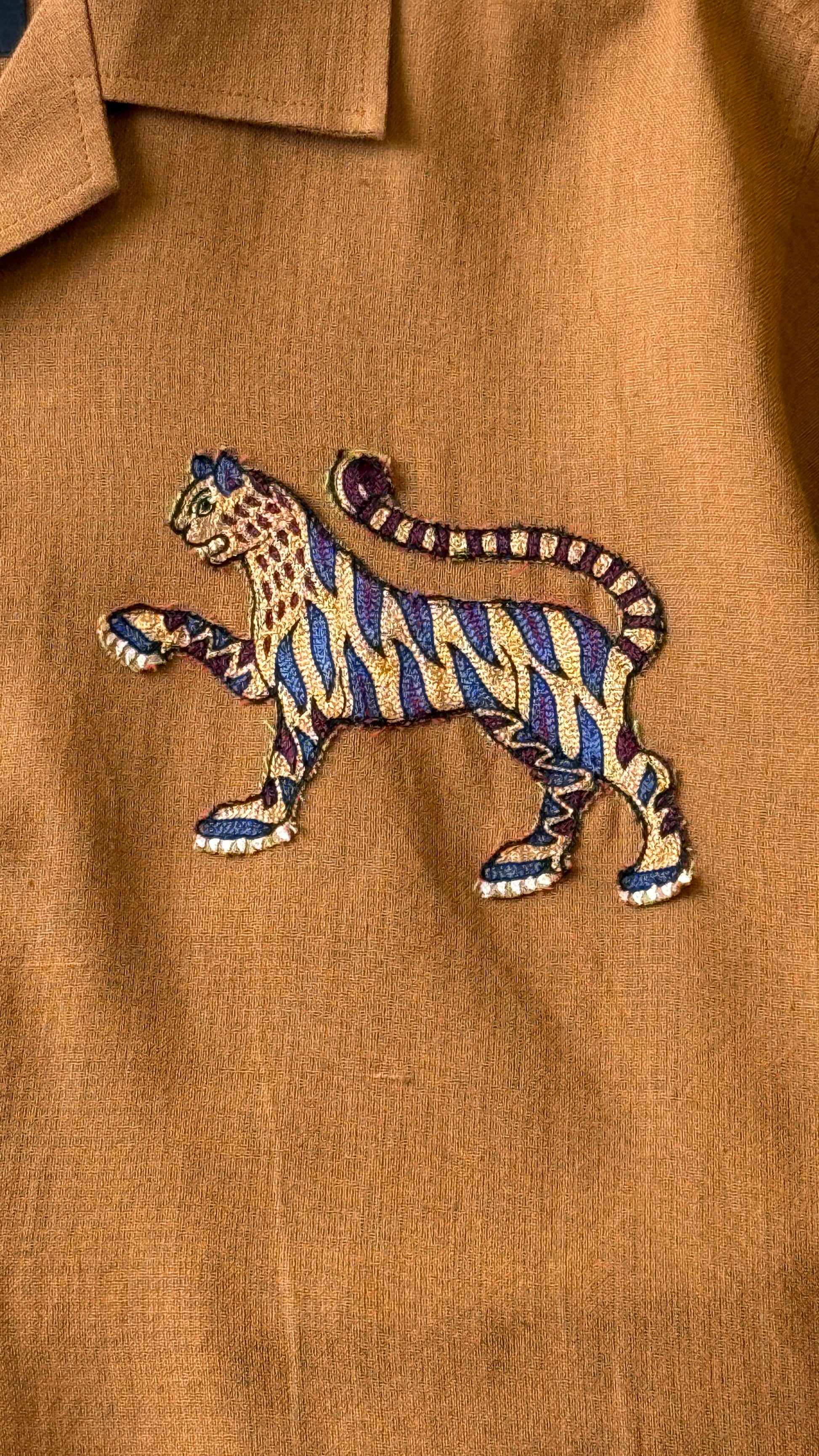 Brown Bagh Patch Shirt