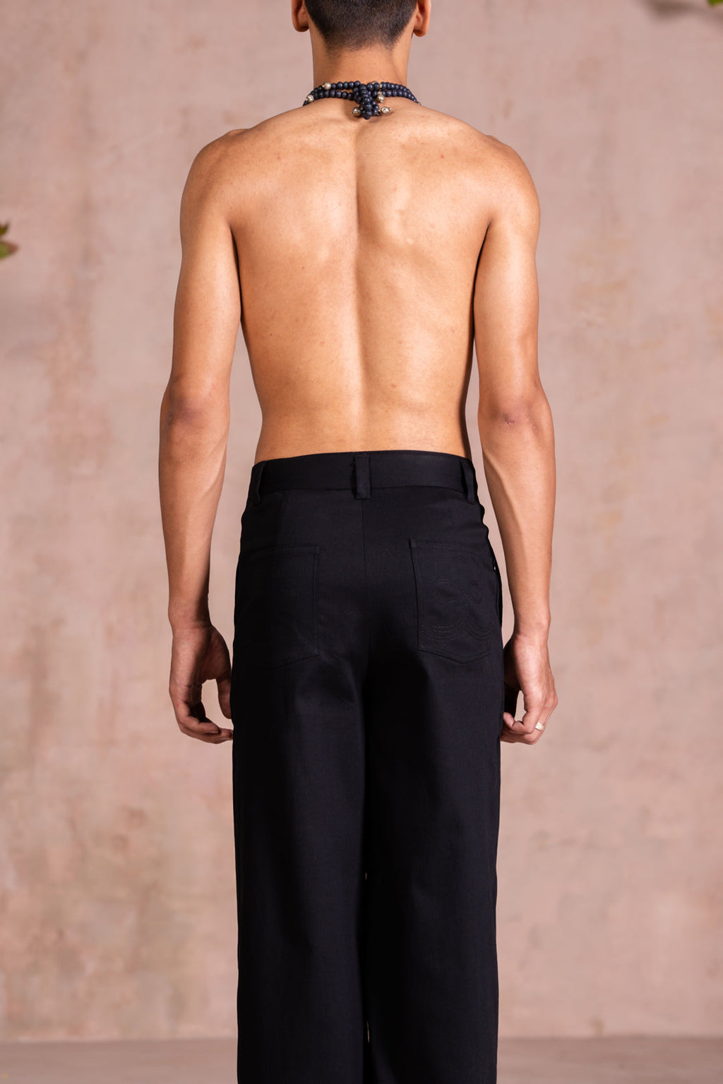 Gunline Black Pants-Men