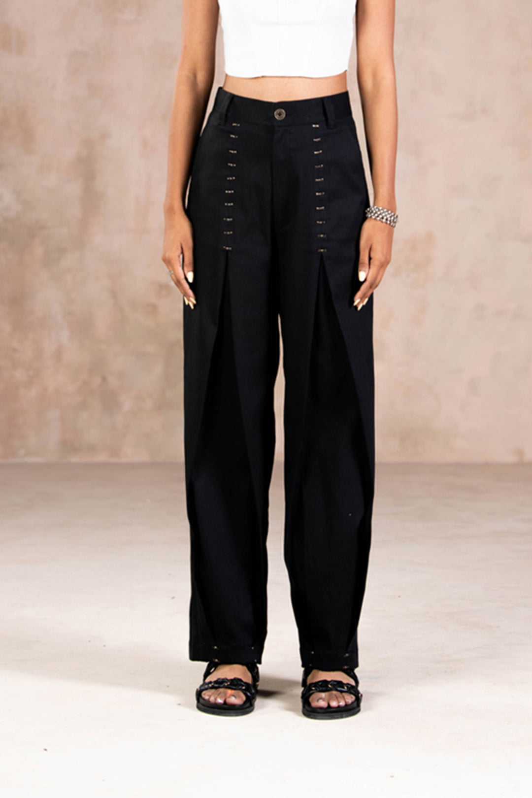 Gunline Black Pants- Women