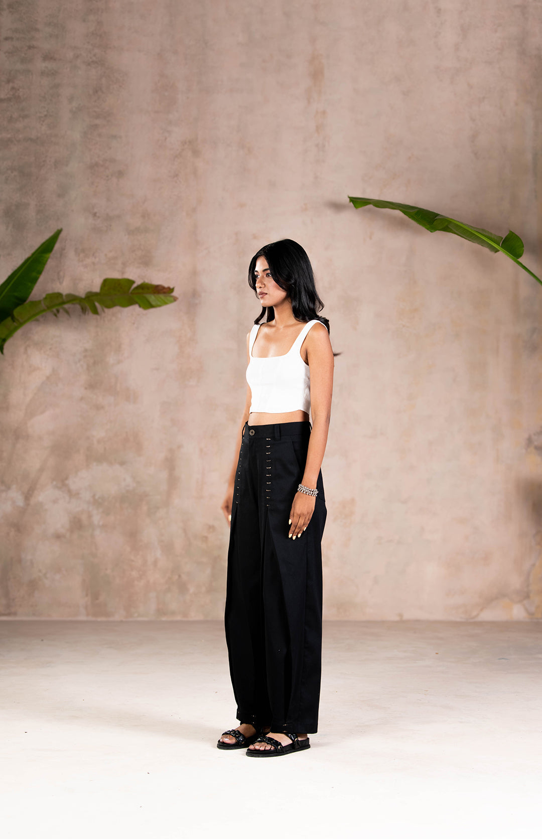 Gunline Black Pants- Women