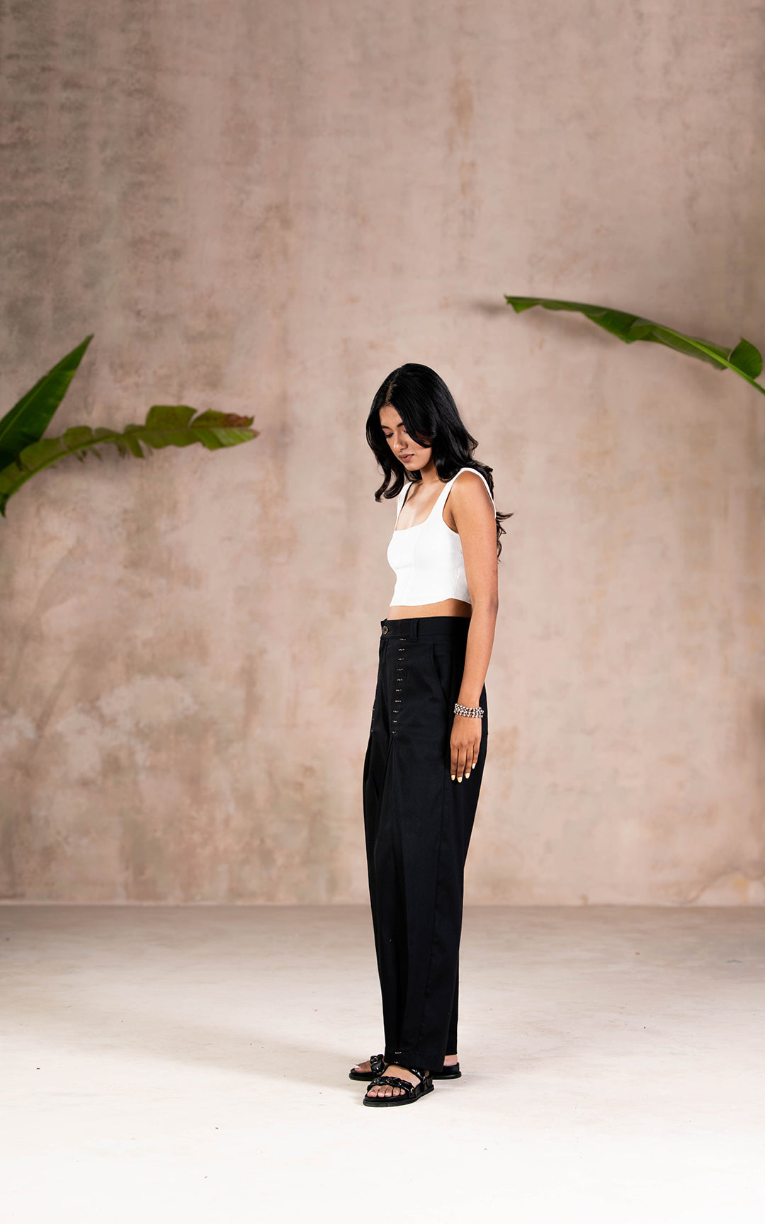 Gunline Black Pants- Women