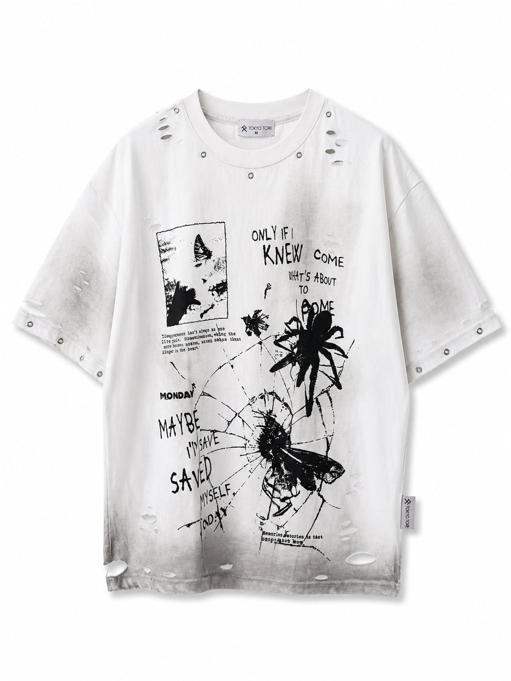 Shadow T-shirt: White