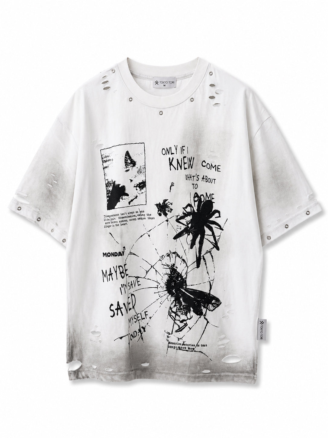 Shadow T-shirt: White