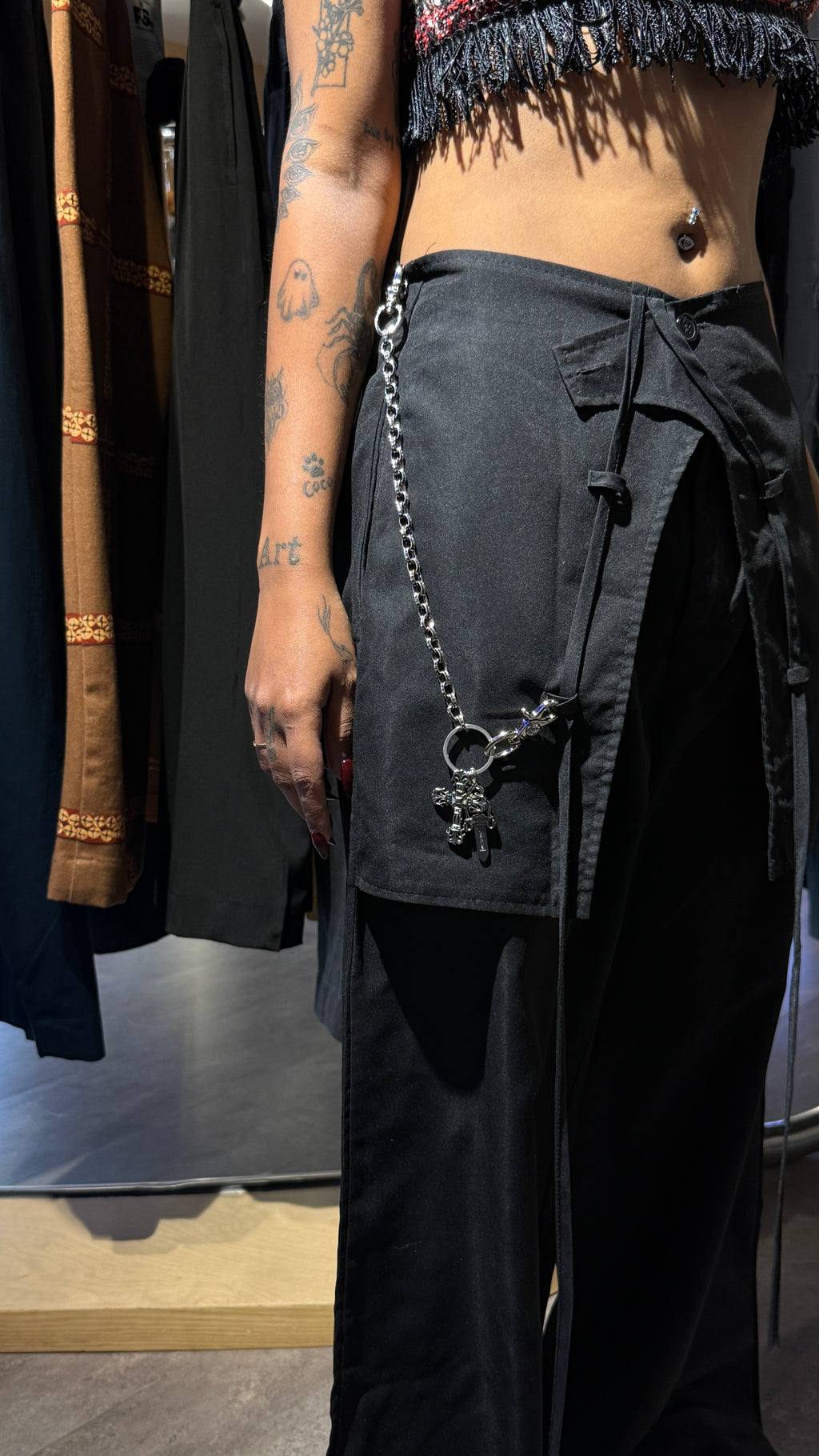 Chrome Single Layer Denim Chain