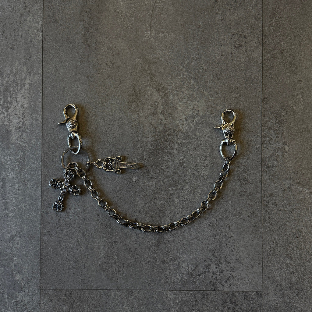 Chrome Single Layer Denim Chain