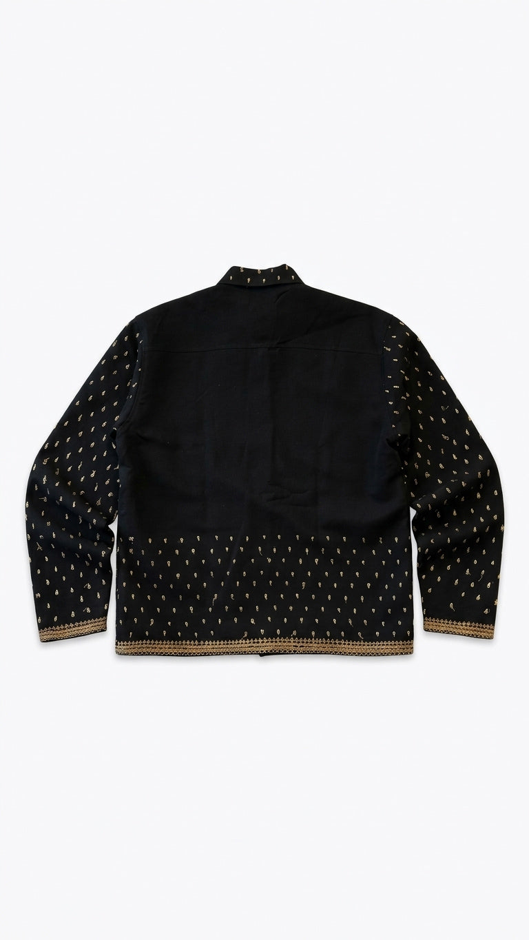Aari Embroidered Jacket Black
