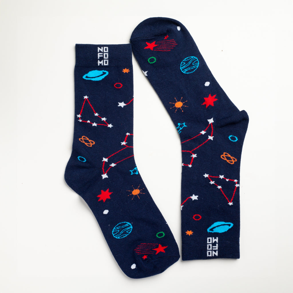Starry Night- Crew Length Socks