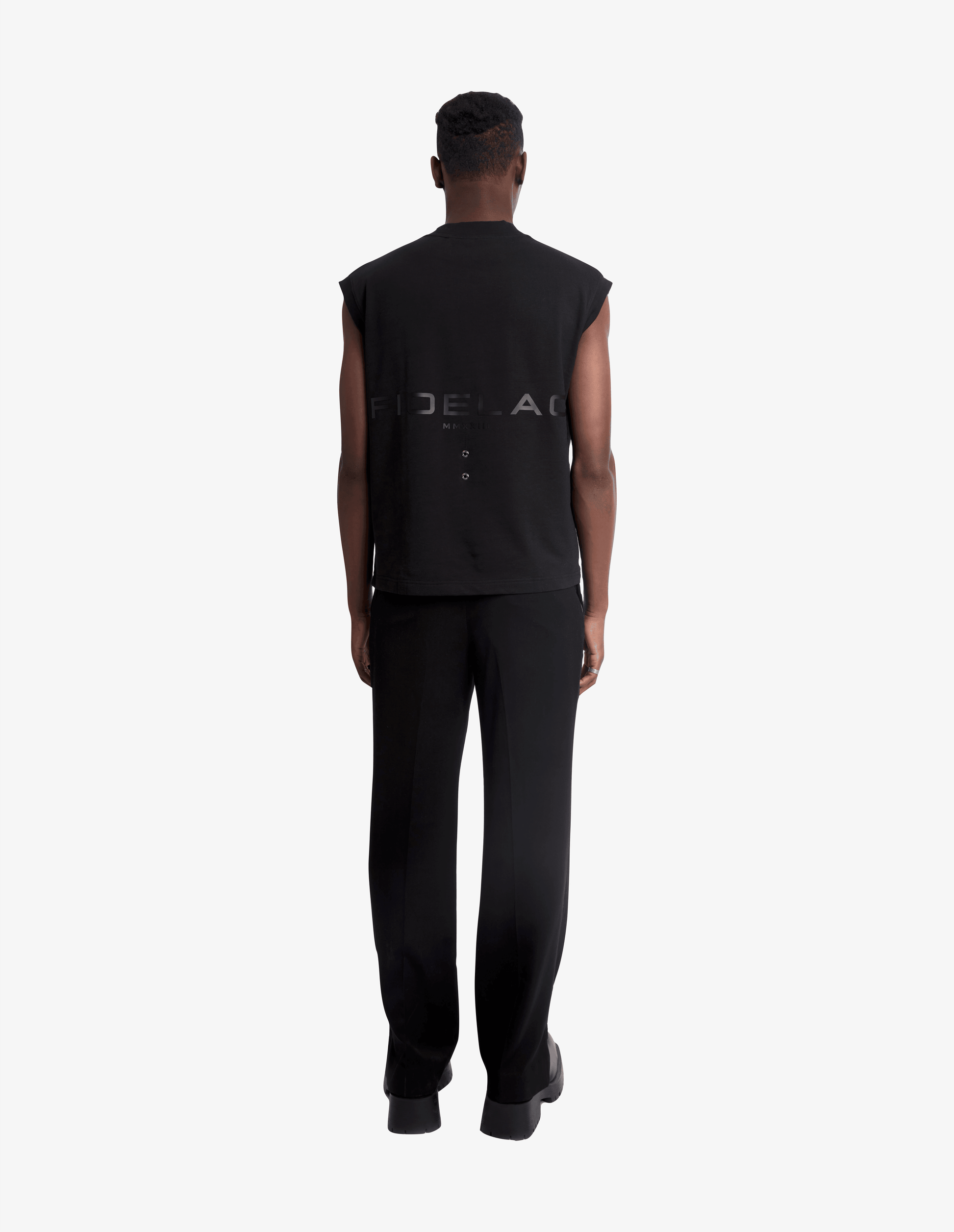 Inaugural Sleeveless T-shirt - Black - ProjektStreet®