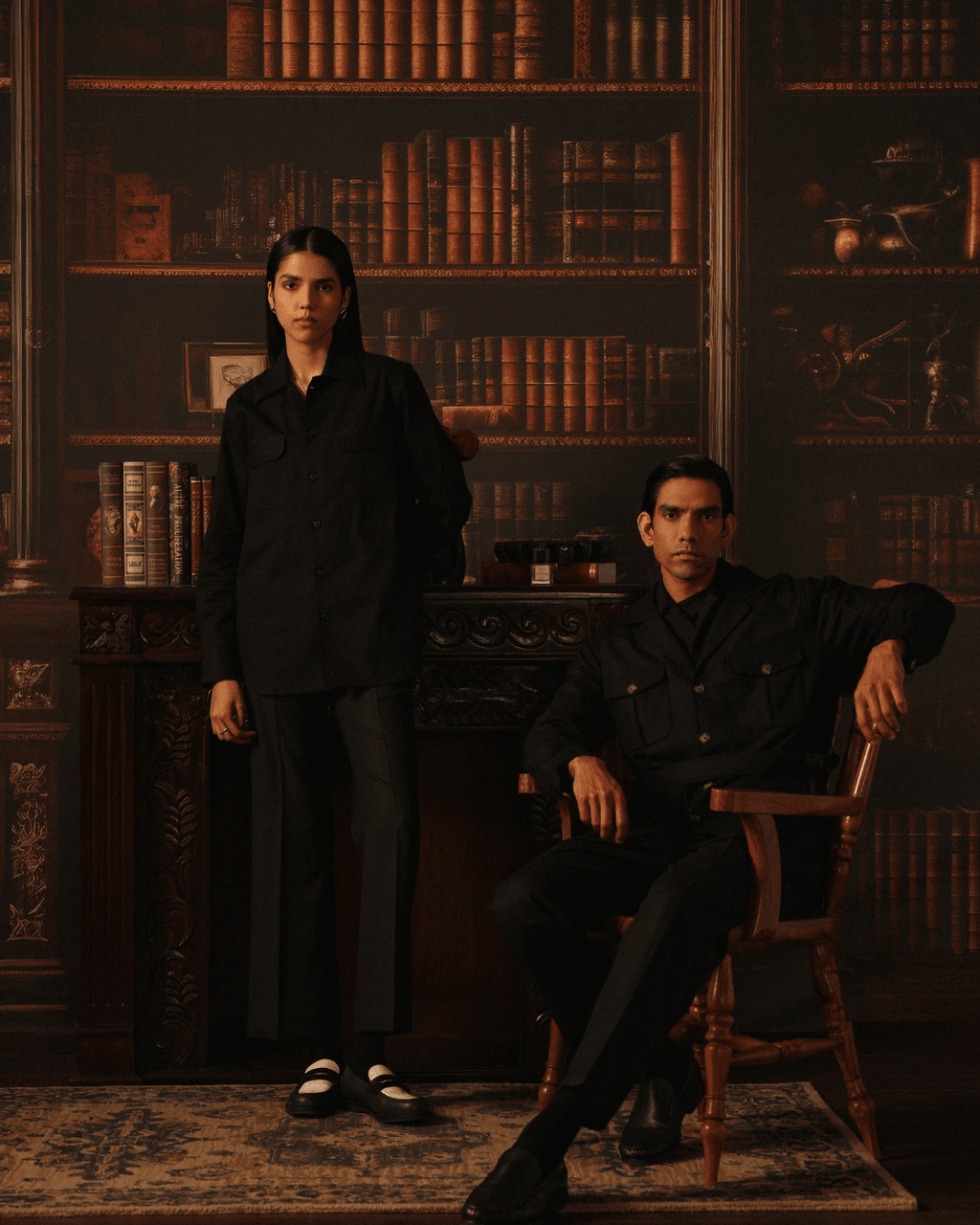Safari Shirt- Black - ProjektStreet®