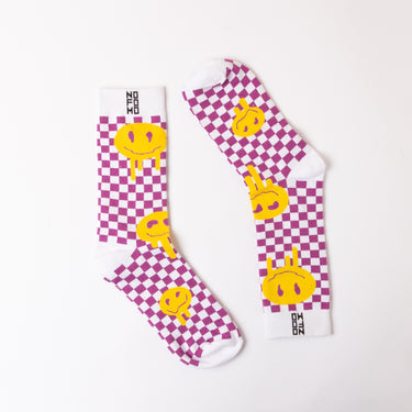 Smiling Board Crew Socks