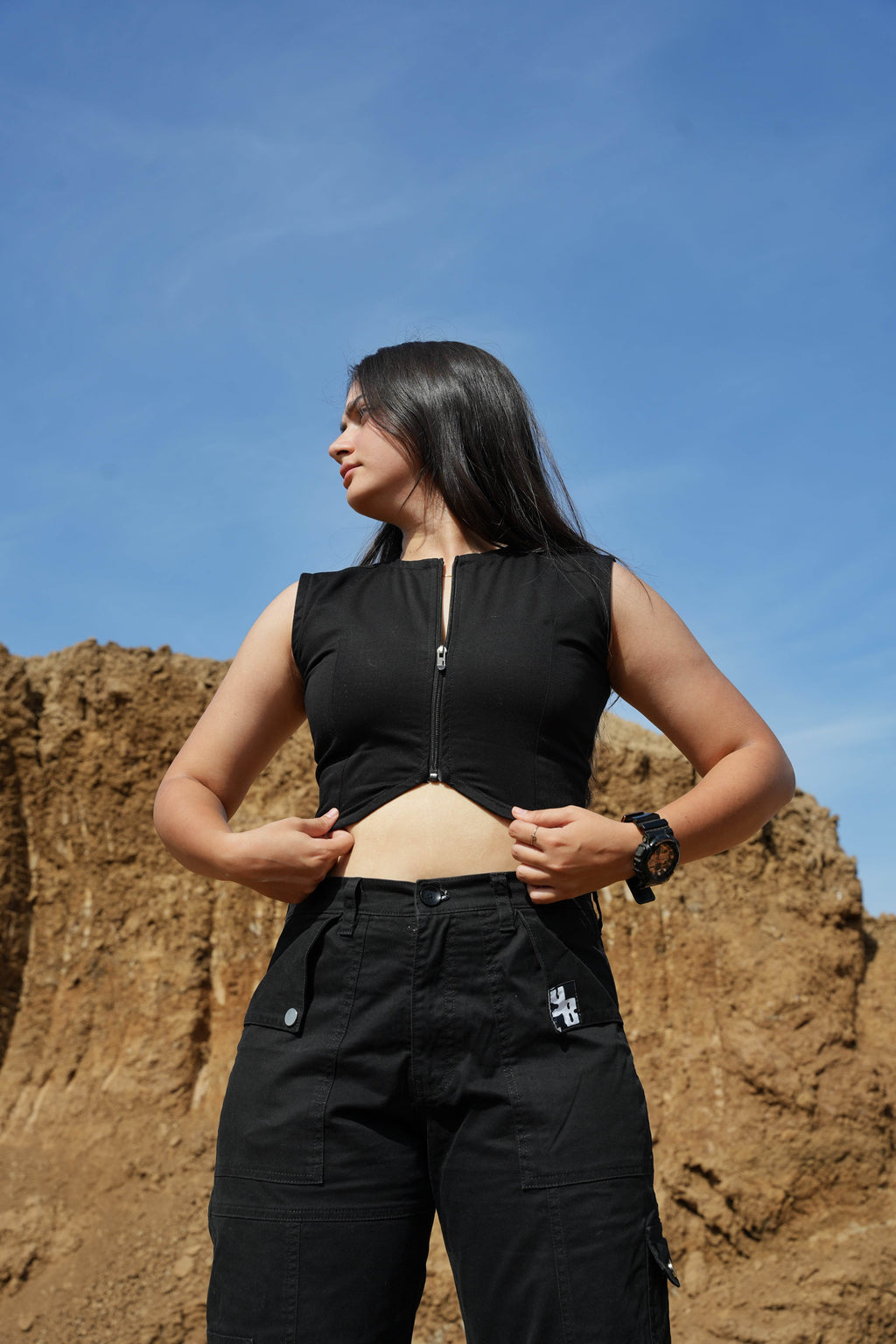 COCONUT CROPPED VEST - ProjektStreet®