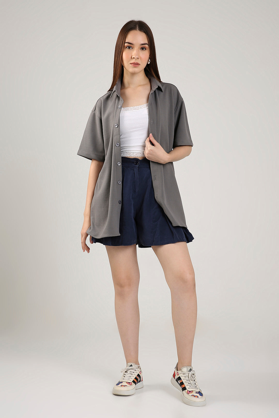 Solid Grey Unisex Shirt