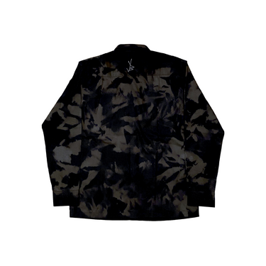 DOUBLE COLLAR ABSTRACT SHIRT