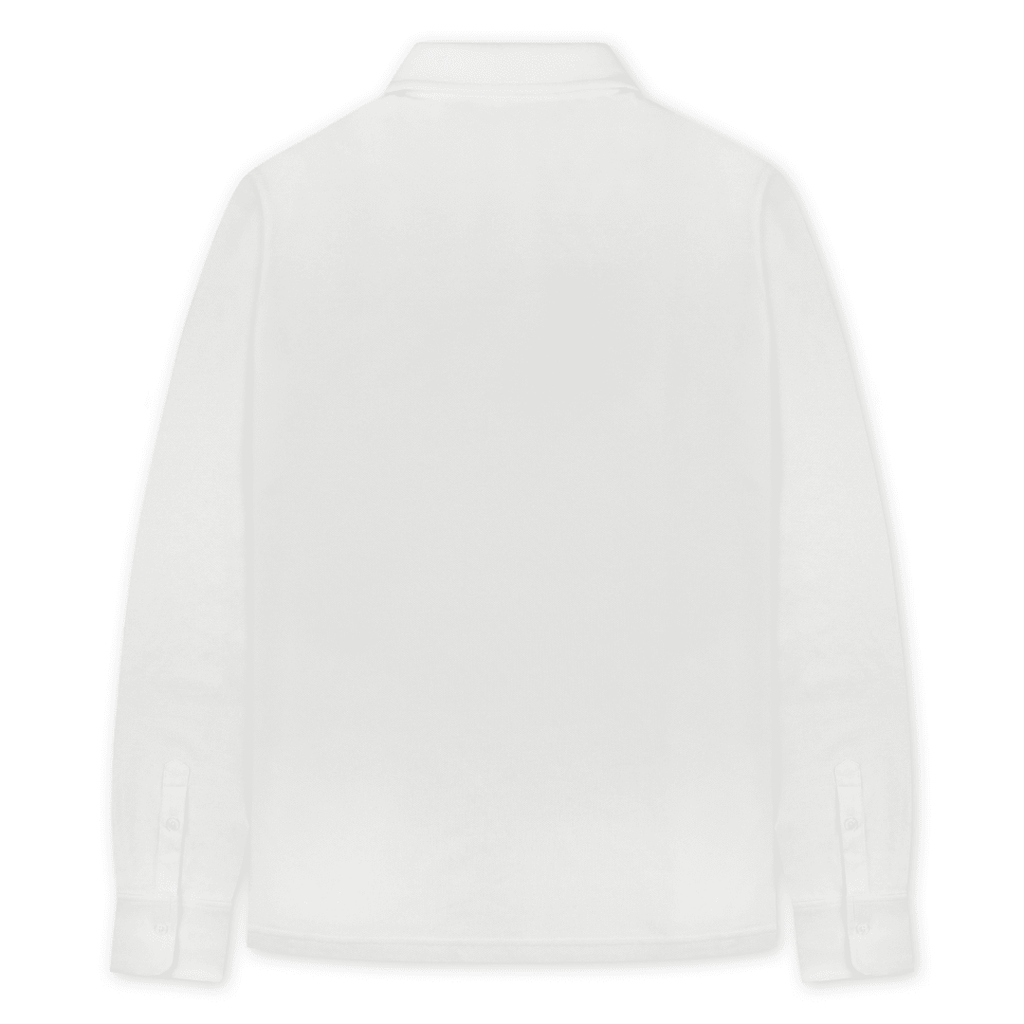 Polo T-shirt Full Sleeves - White - ProjektStreet®