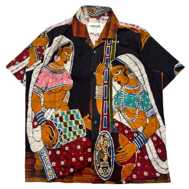 Batik Brown Hand Painted Shirt