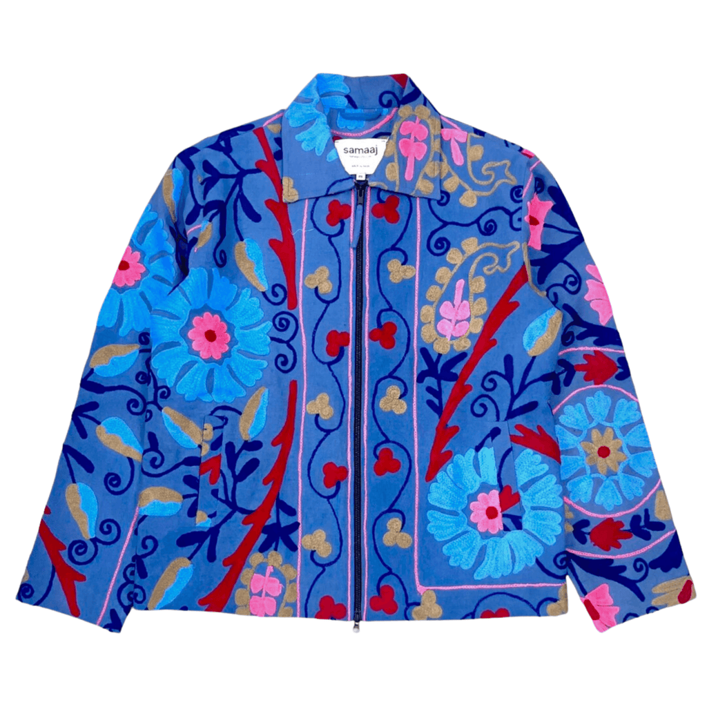 Suzani Blue Jacket - ProjektStreet®