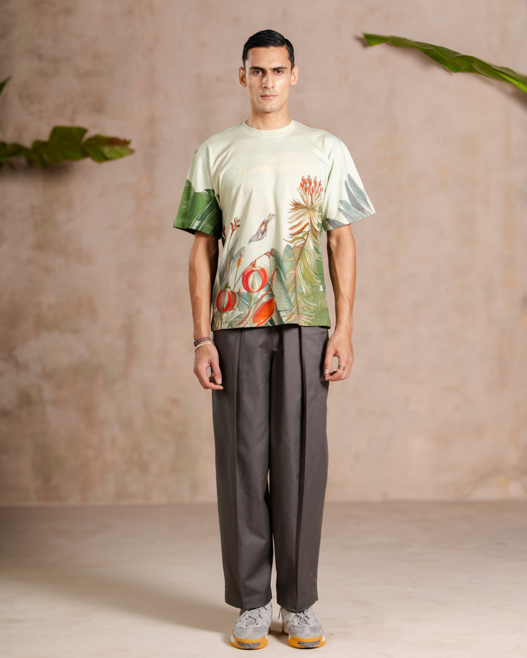 Charcoal Pleated Pants- Unisex