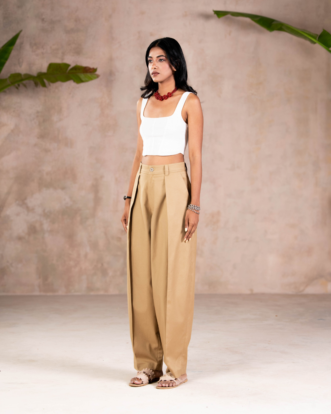 Khakee Pleated Pants-Unisex
