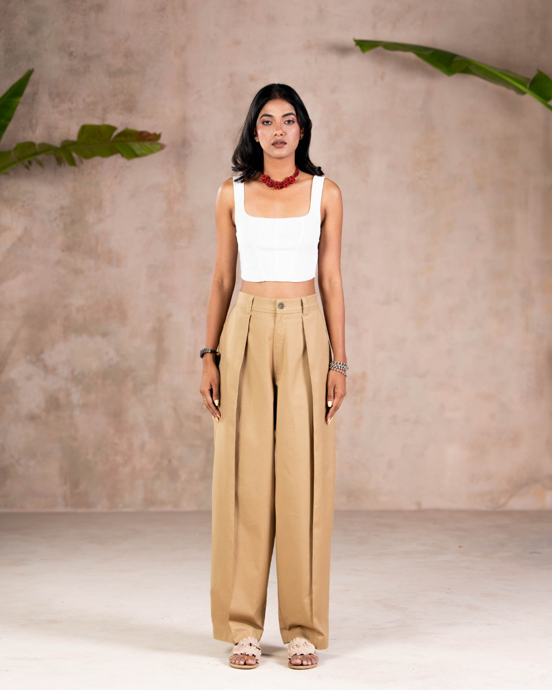 Khakee Pleated Pants-Unisex