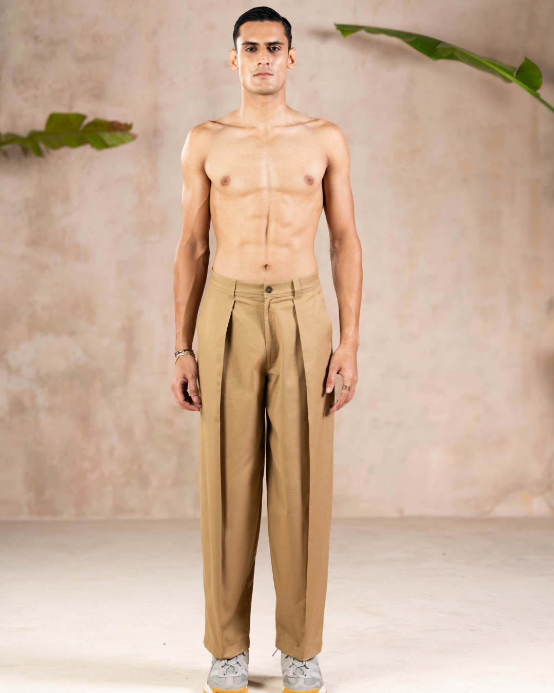 Khakee Pleated Pants-Unisex
