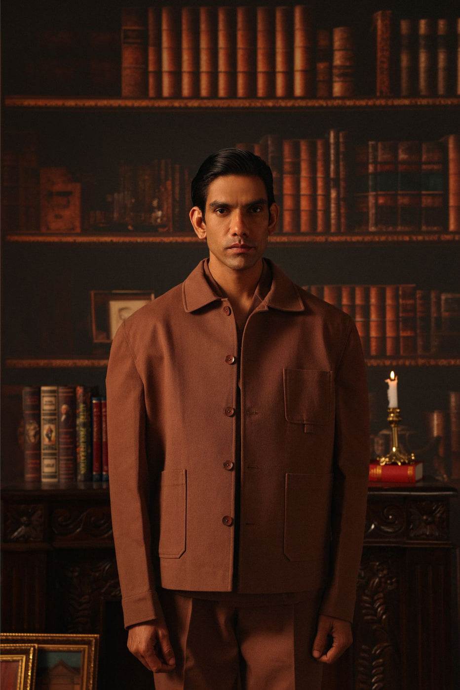 Workwear Jacket- Brown - ProjektStreet®