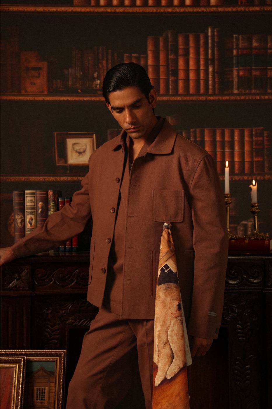 Workwear Jacket- Brown - ProjektStreet®