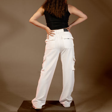 White Cargo Pants