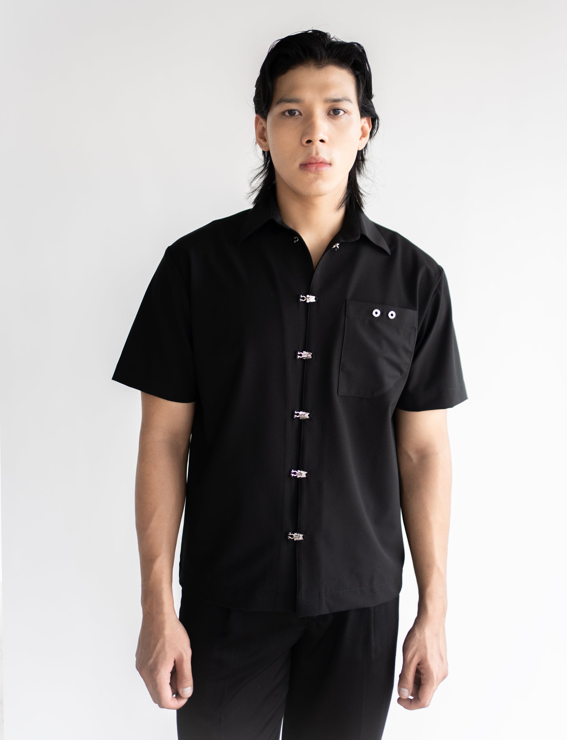 Fastener VI Shirt-Jet Black
