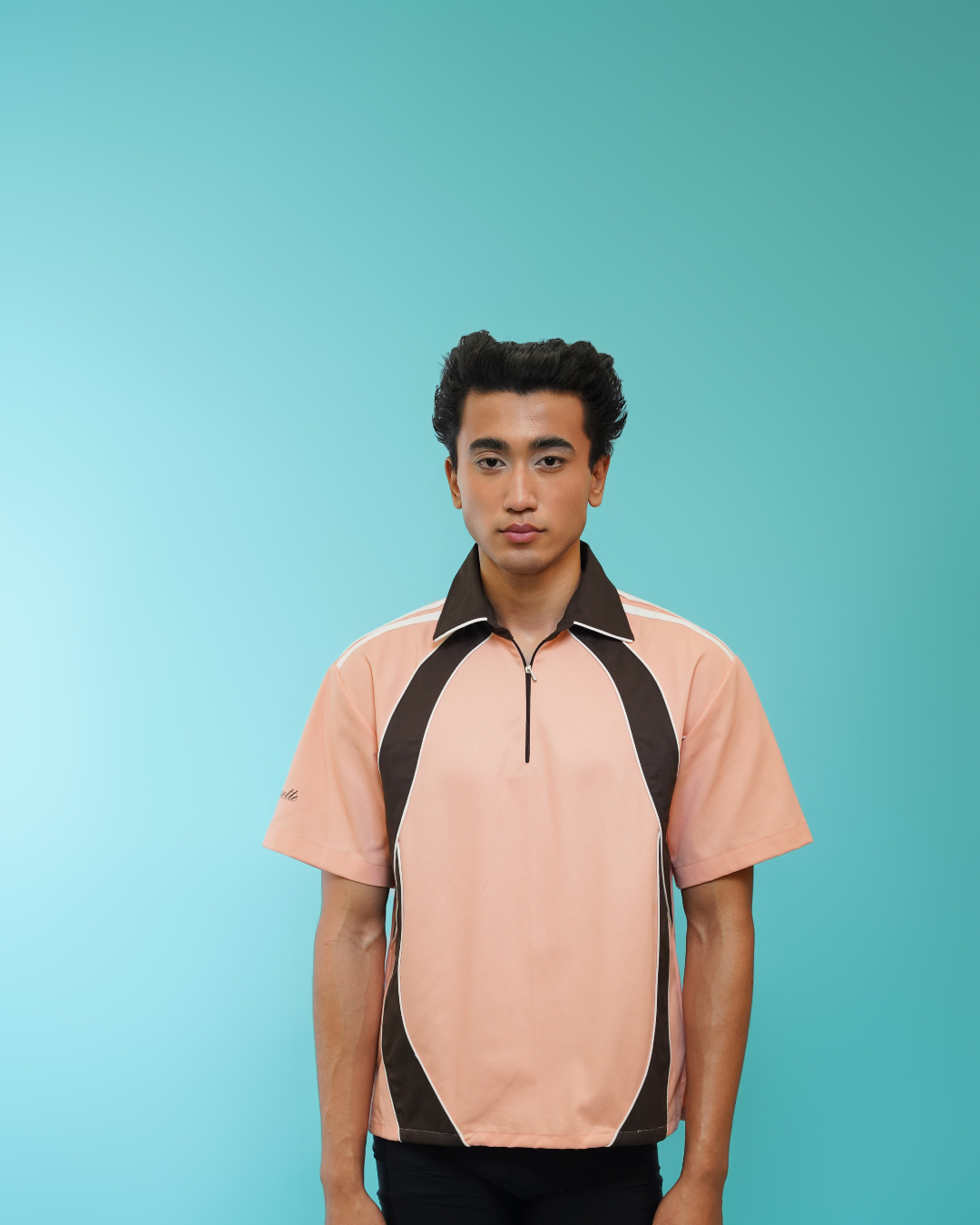 Pitch Polo Zip Tee