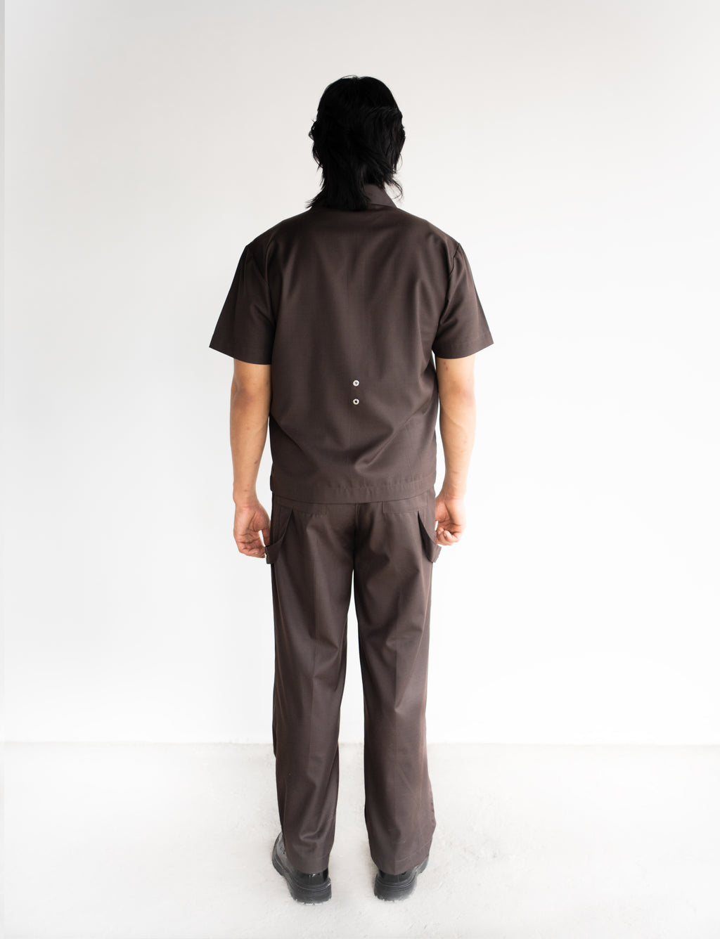 Tailored Tech Trousers-Cocoa Glaze