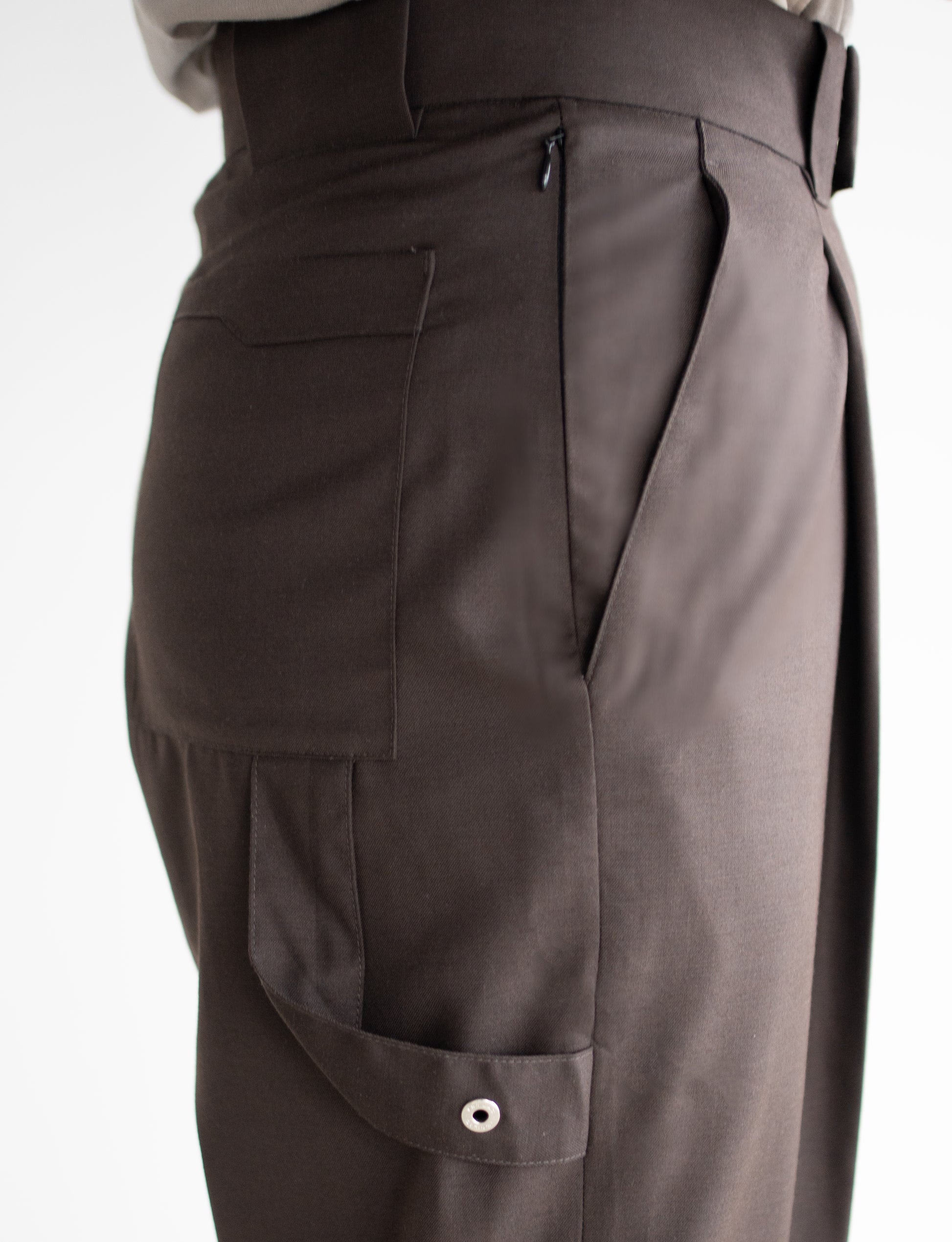 Tailored Tech Trousers-Cocoa Glaze
