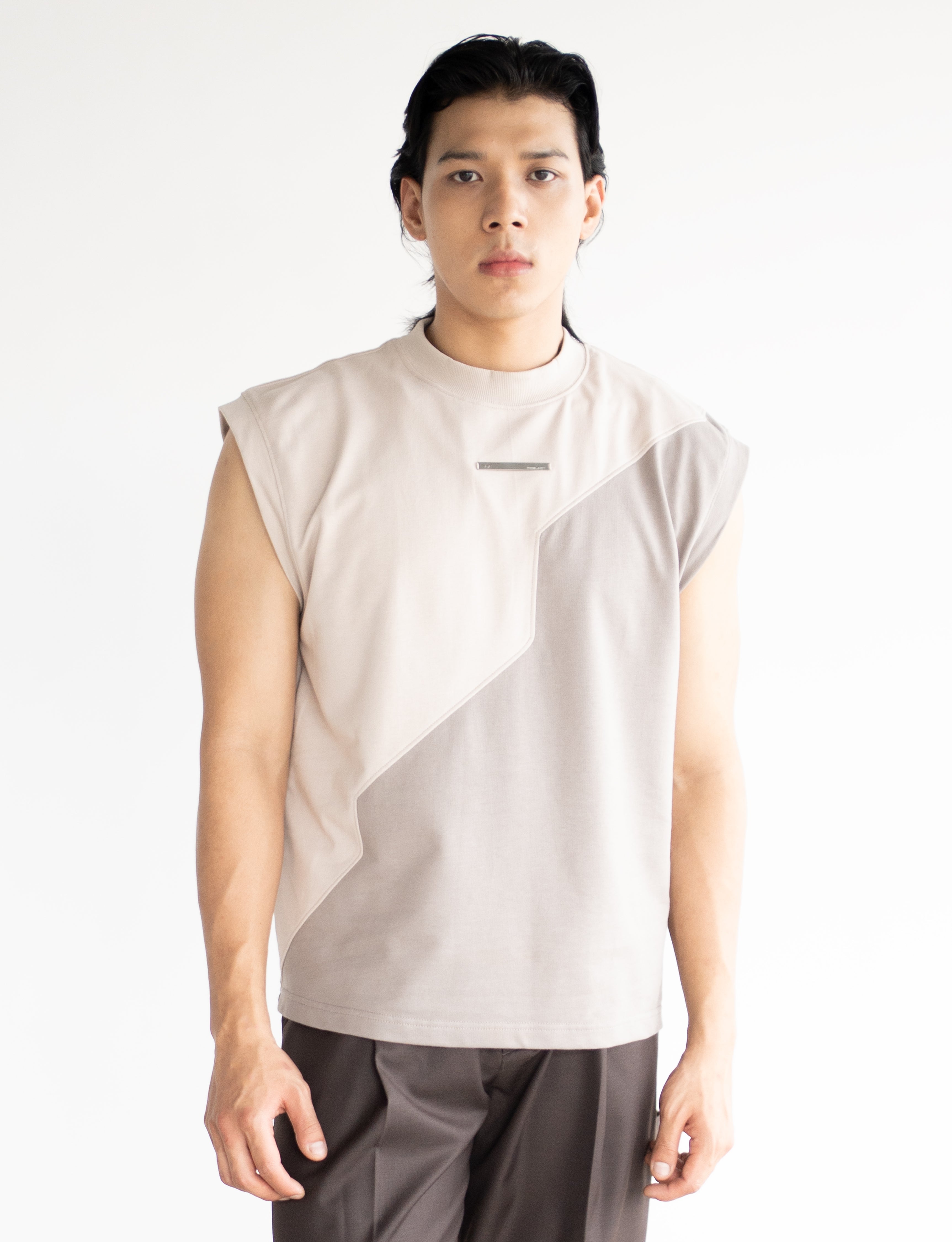 Mocha Sleeveless T-shirt – ProjektStreet®