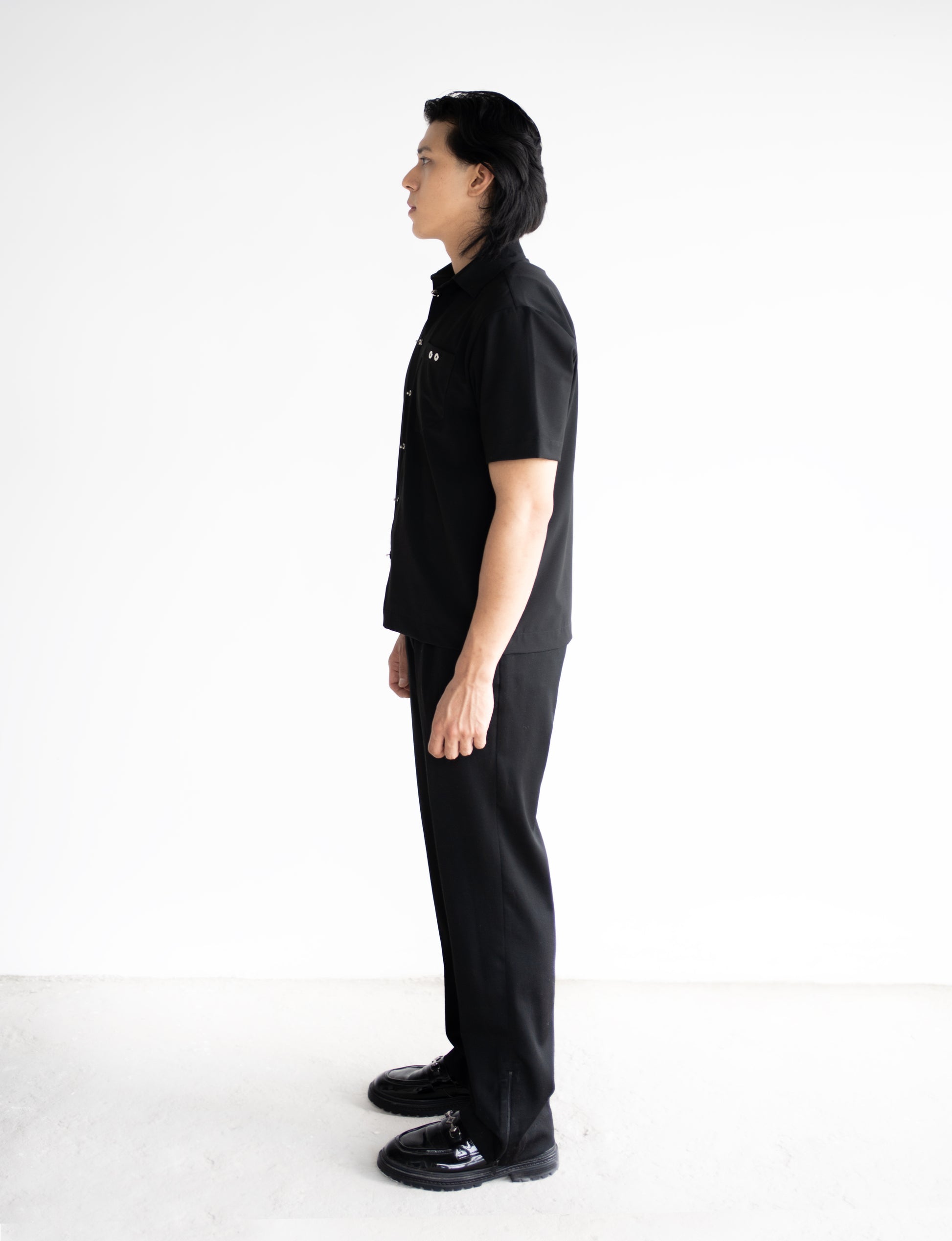 Fastener VI Shirt-Jet Black