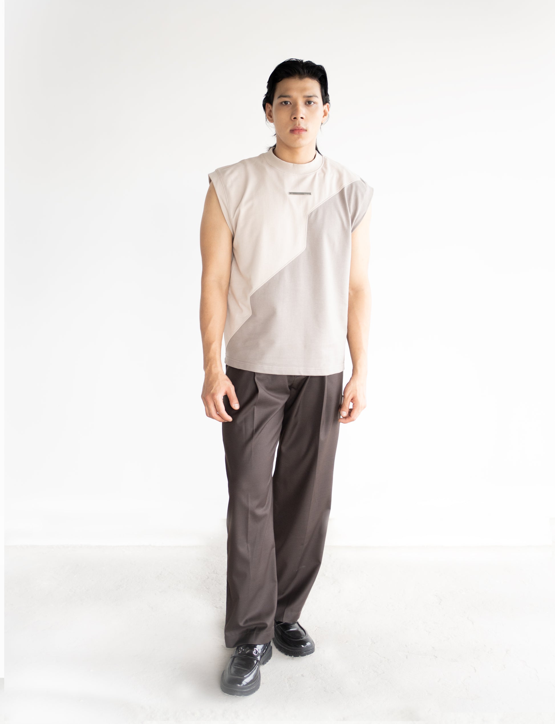 Mocha Sleeveless T-shirt