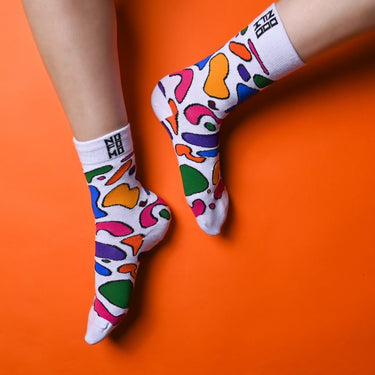 Colour Blast- Crew Length Socks