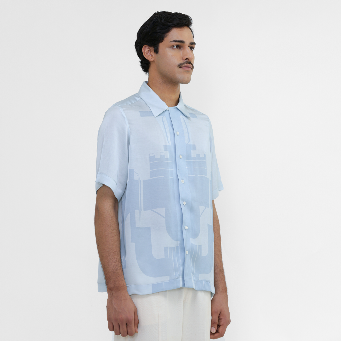 Gate Valve Silk Shirt-SB