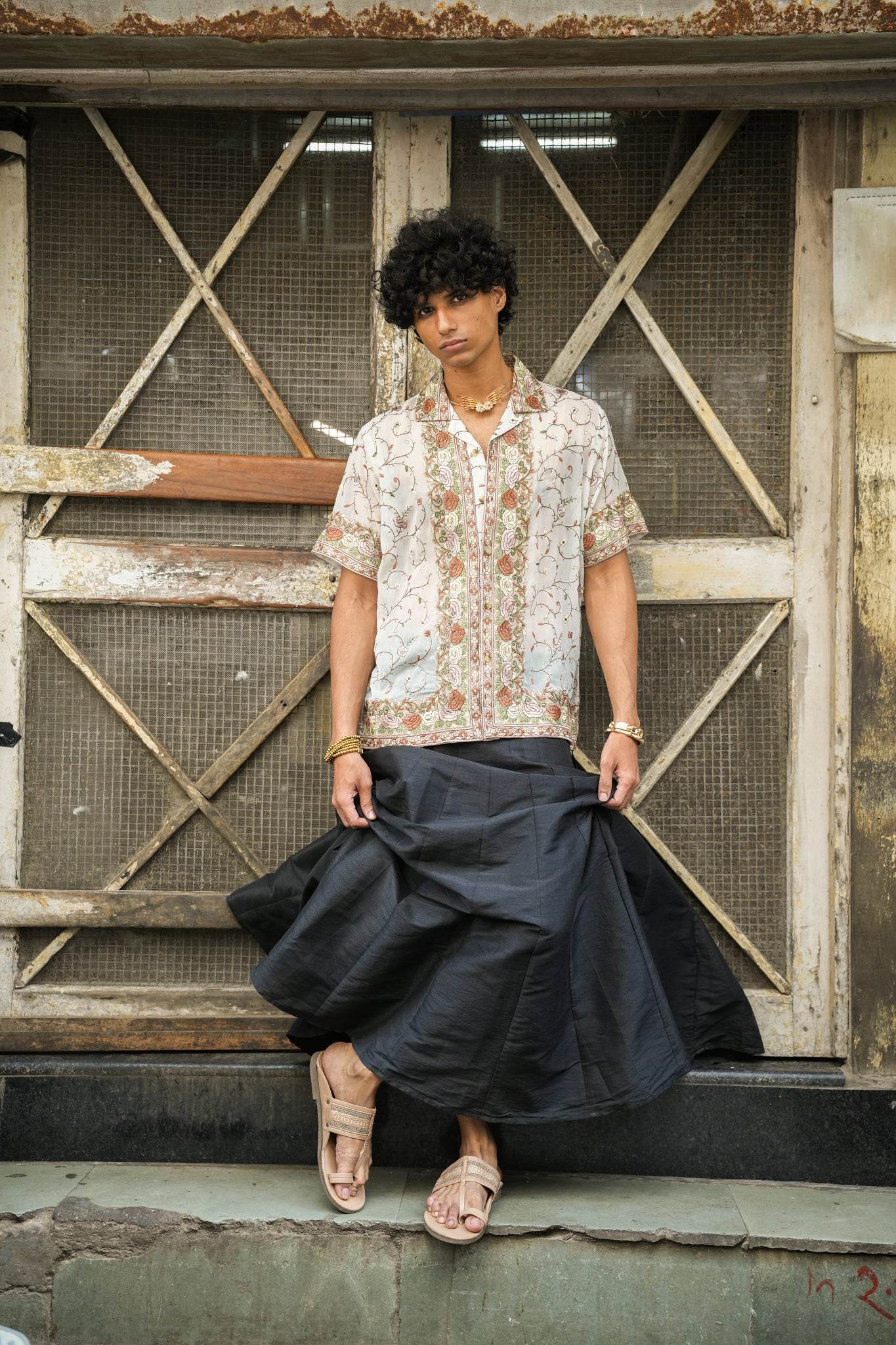 Parsi Embroidered Shirt - ProjektStreet®