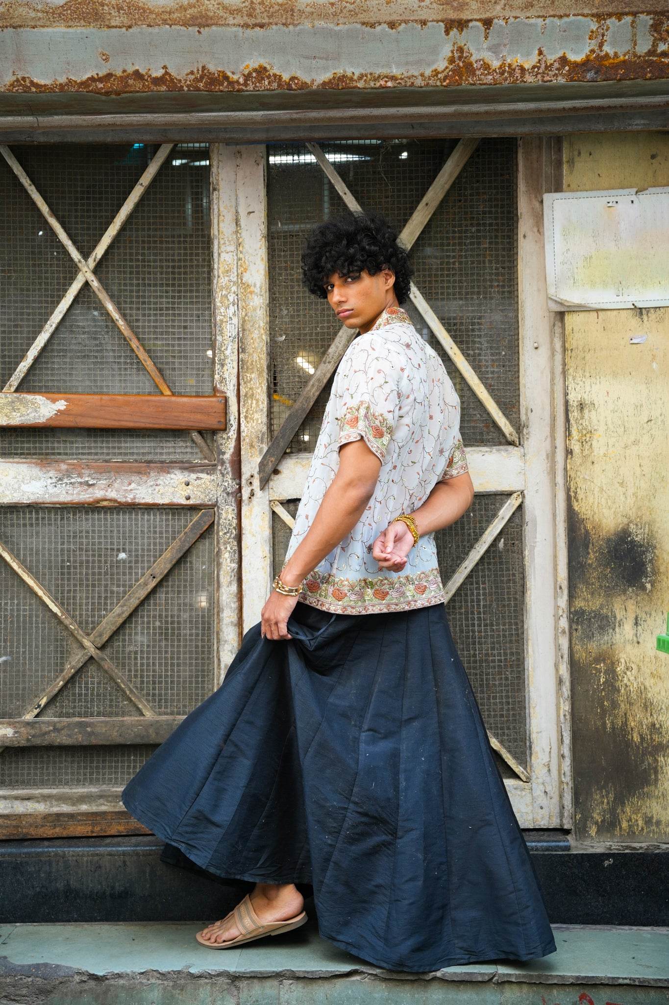 Parsi Embroidered Shirt - ProjektStreet®