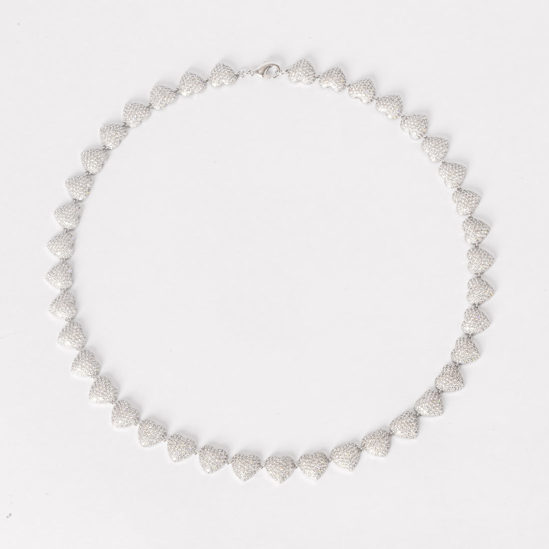 Cluster Heart Necklace