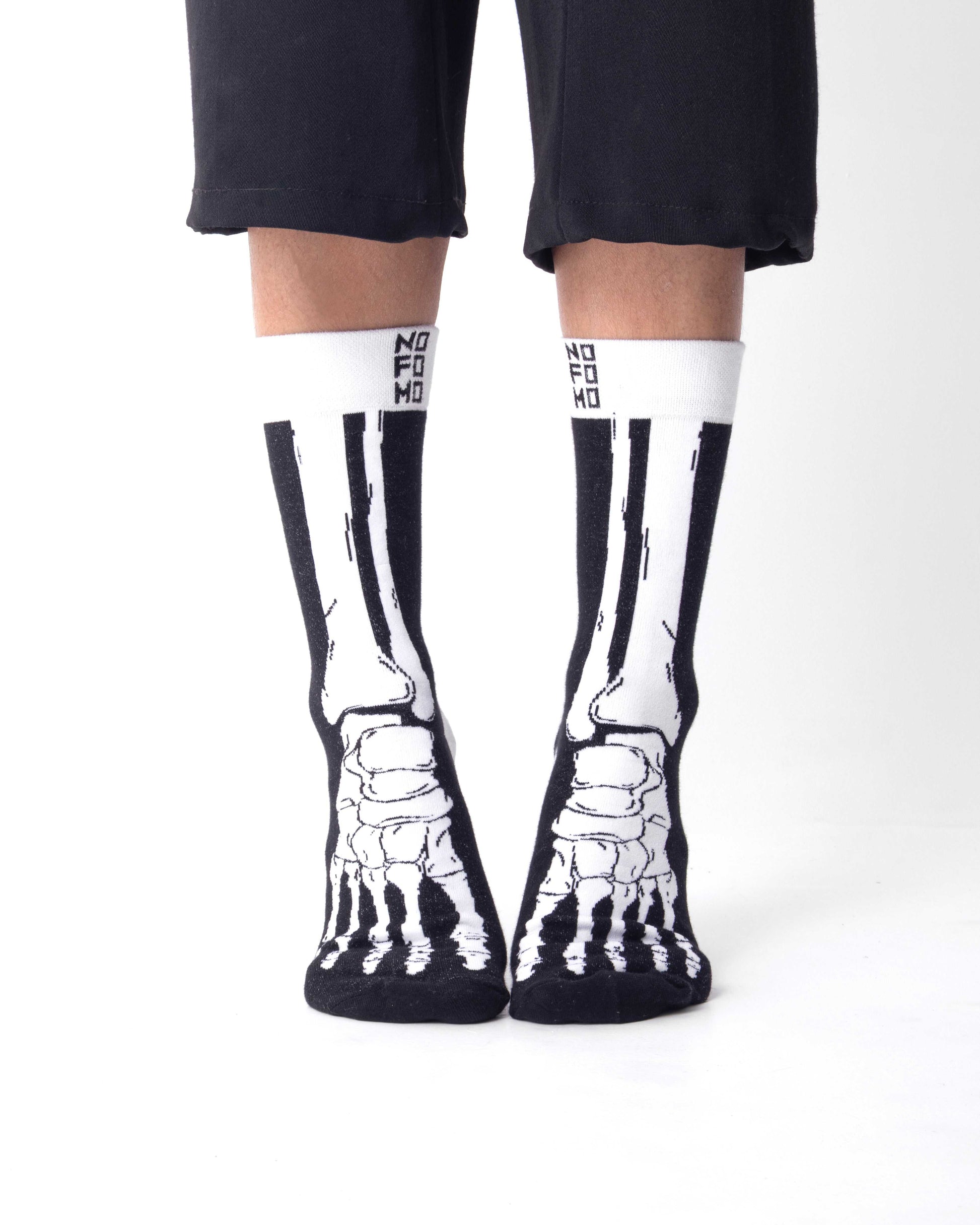 Skelton- Crew Length Socks